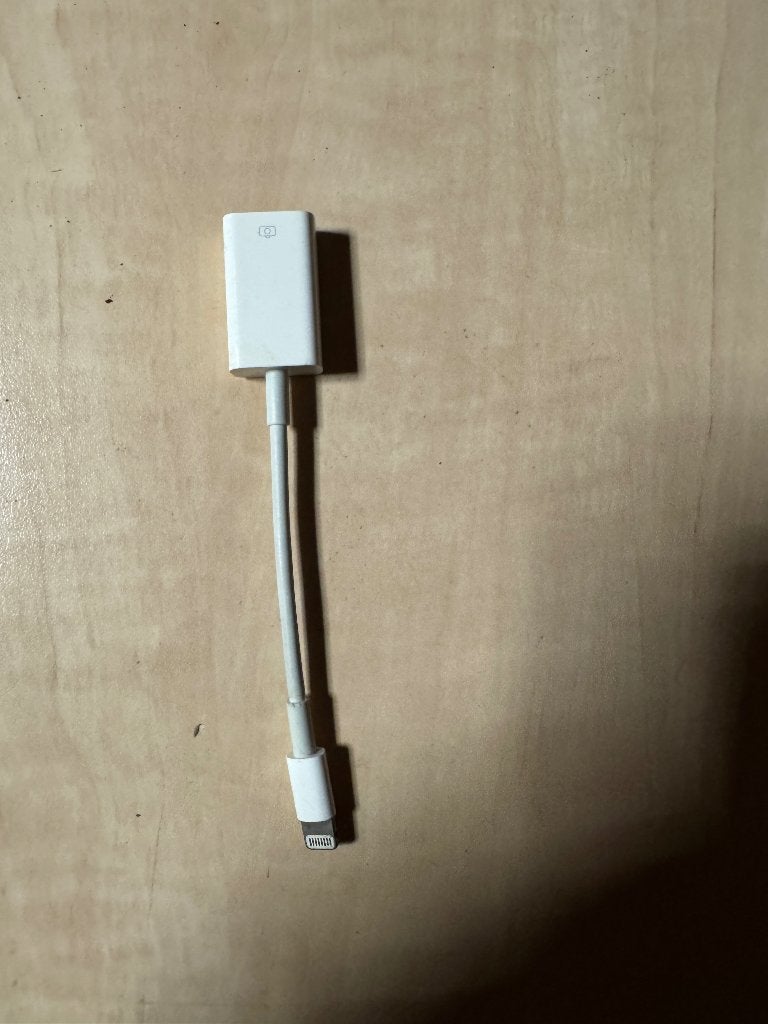 USB to Lightning adapter - Origineel Apple, Ophalen of Verzenden, Gebruikt, Snoer of kabel, Apple