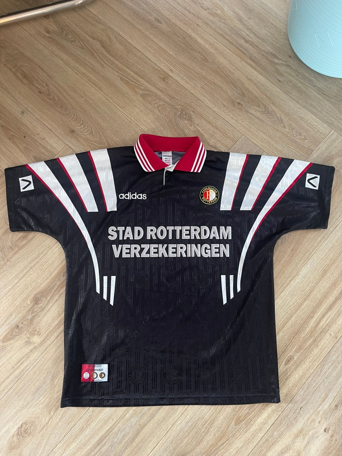 Vinatage adidas feyenoord jaren 90 SR  voetbal shirt, Verzamelen, Ophalen of Verzenden, Gebruikt, Feyenoord, Shirt