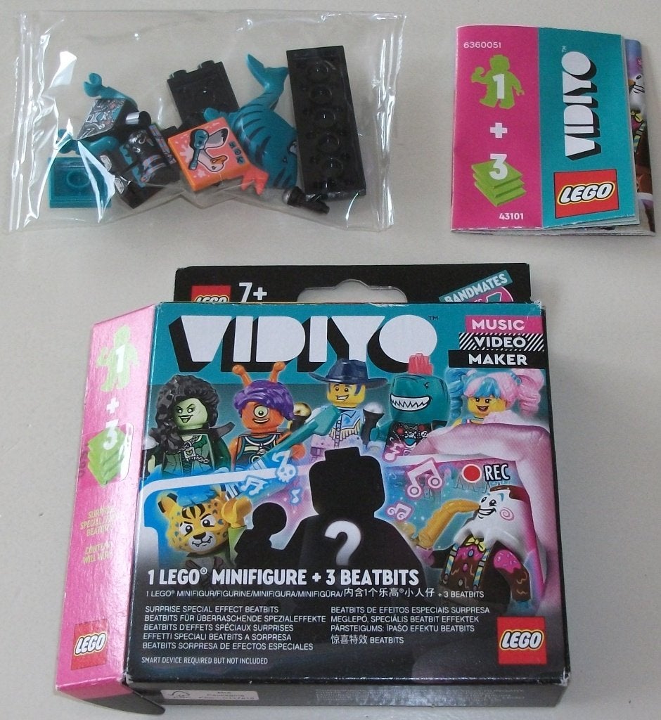 Lego Minifiguur *** VIDIYO *** Shark Singer *NIEUW*, Overige thema's, Lego, Nieuw, Ophalen of Verzenden