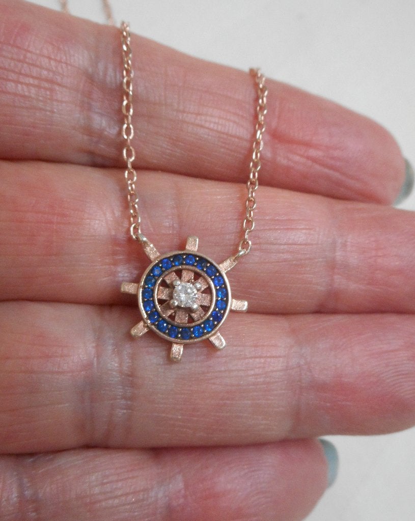 Zilveren ketting met hanger rosé goud verguld nr.1049, Sieraden, Tassen en Uiterlijk, Kettingen, Verstelbaar, Verzenden, Zo goed als nieuw