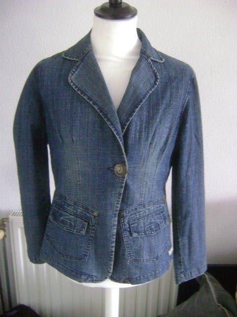 spijkerjasje  SOsoire, Ophalen of Verzenden, Zo goed als nieuw, Maat 46/48 (XL) of groter, Blauw
