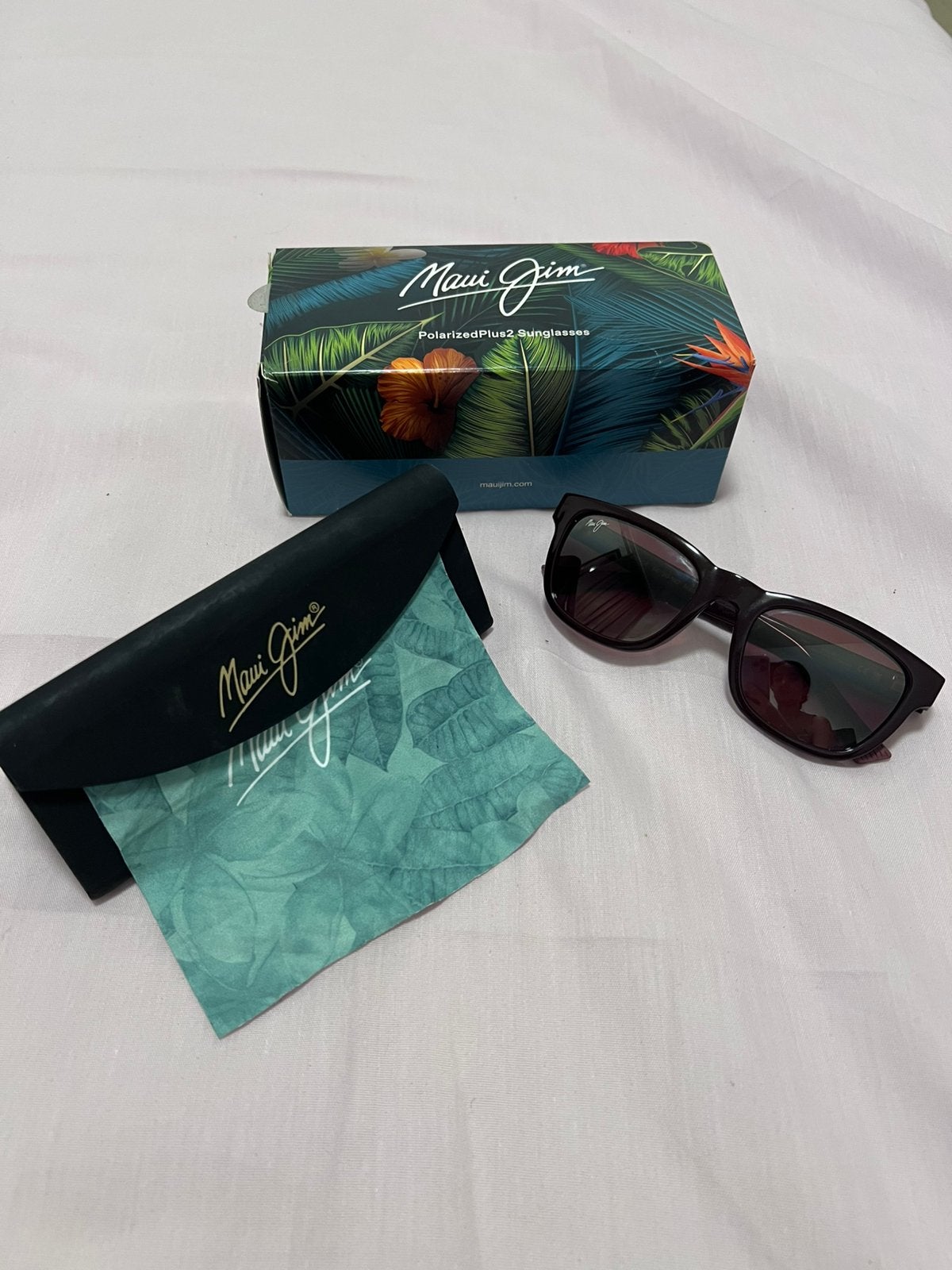 Maui Jim R617-04 Kapii Rose, Overige merken, Ophalen of Verzenden, Zo goed als nieuw, Roze