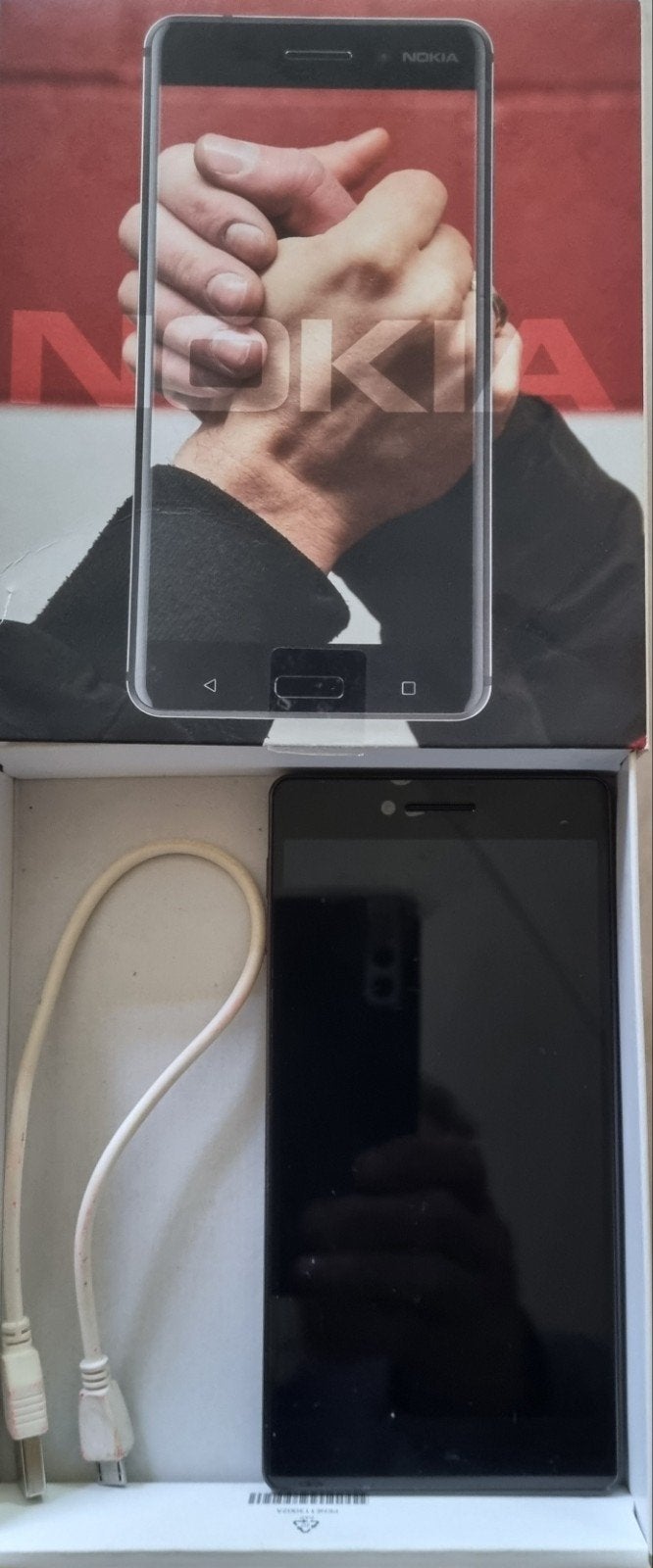 Nokia 6 met oplaadbare imet doosje, Ophalen, Zo goed als nieuw, Zwart