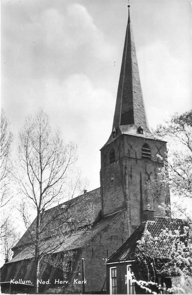 381-494-027 Kollum Kerk, Verzenden, Voor 1920, Friesland