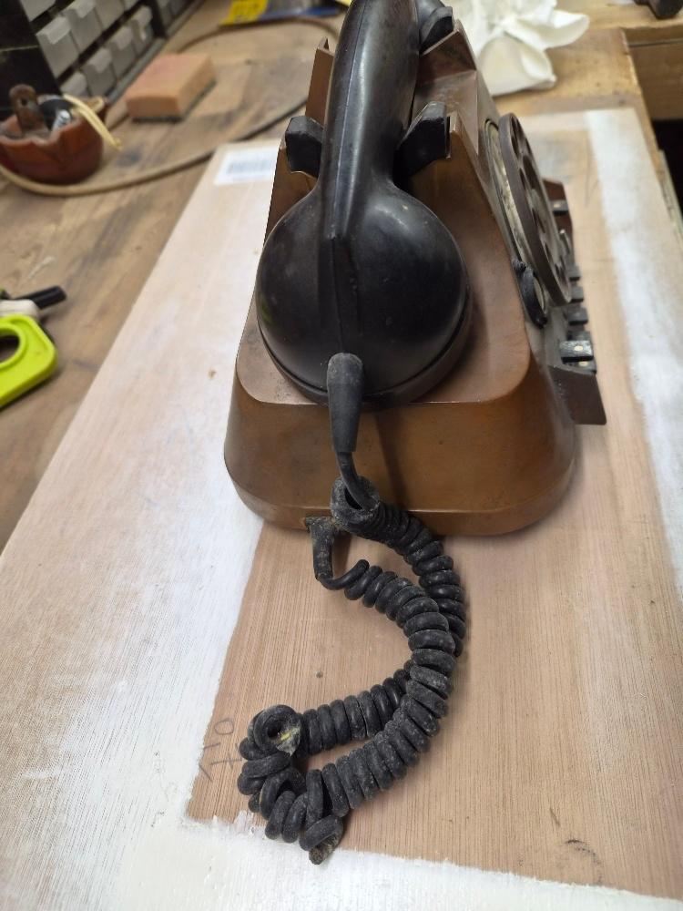 antieke telefoon, Telecommunicatie, Ophalen of Verzenden, Gebruikt, Bakeliet