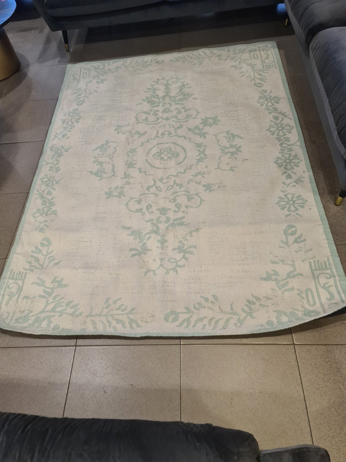 Nieuwe By-Boo vloerkleed carpet oase 160x230cm mint €50, Ophalen, Industrieel landelijk barok brocante koloniaal boheems vintage