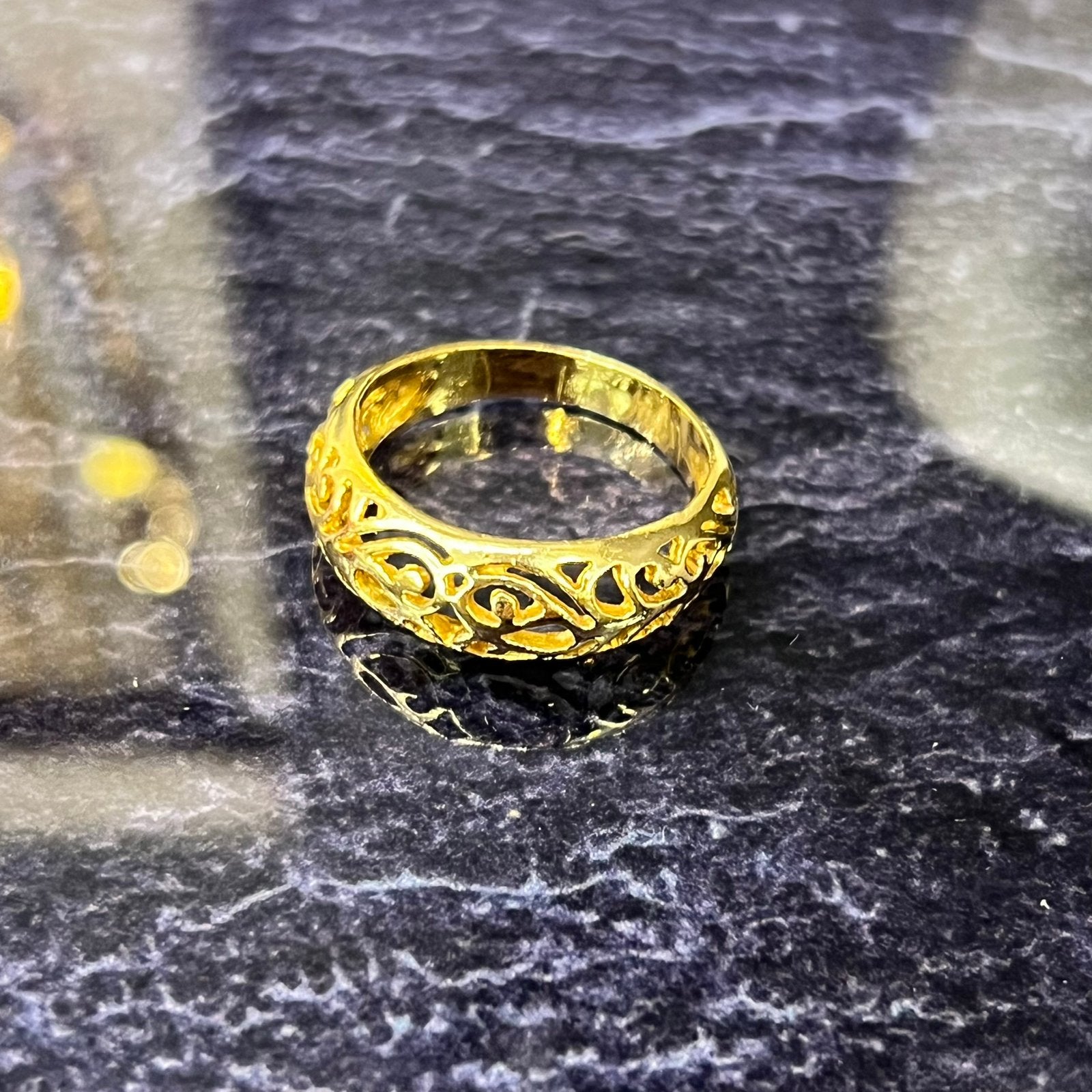 18 karaat gouden ring Marokkaans goud, Sieraden, Tassen en Uiterlijk, Ophalen of Verzenden, Nieuw, Goud, Dame