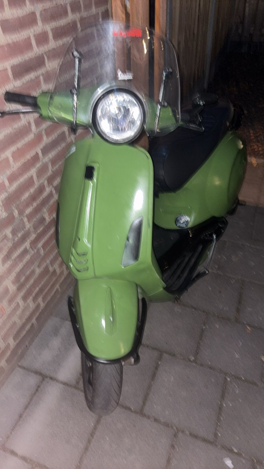 Vespa Primavera brom 2014 - Custom Groen met Upgrades, Ophalen of Verzenden, Gebruikt, Overige modellen