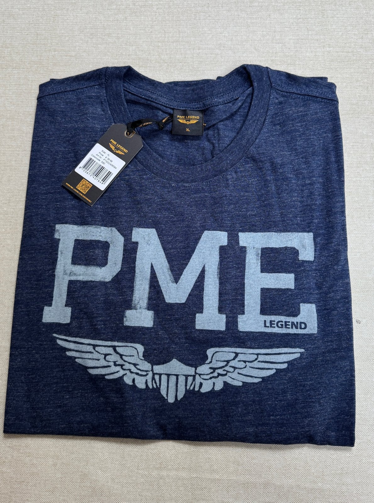 PME Legend T-shirt met Artwork XL, Kleding | Heren, T-shirts, Blauw, ., Ophalen of Verzenden, .