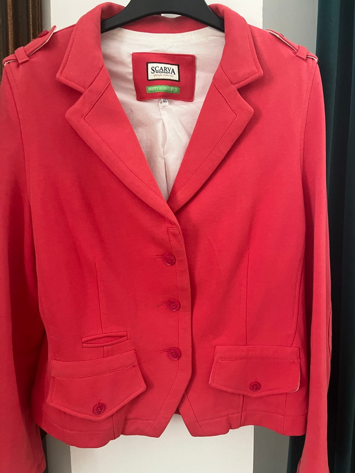 Scarva Woman Jasje - Koraalrood - Maat 46, Kleding | Dames, Maat 46/48 (XL) of groter, Ophalen of Verzenden, Zo goed als nieuw