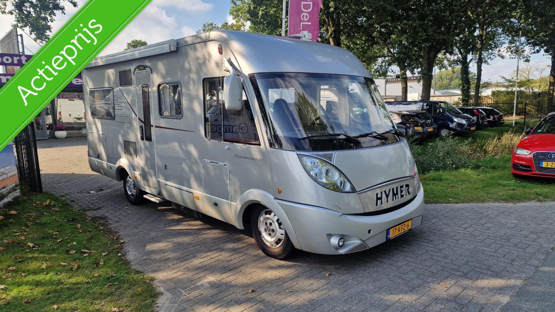 Hymer B 654SL Sfeervolle Hymer 160PK Automaat 4P Fransbed, Ringverwarming, Oven, 6 tot 7 meter, Bedrijf