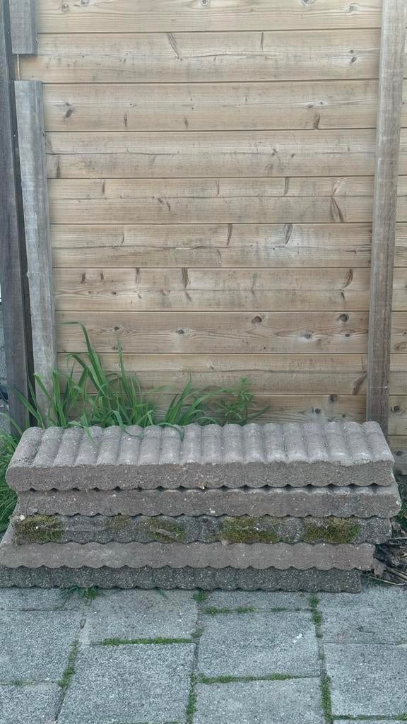 Palissadebanden, Ophalen, Gebruikt, Beton, Klinkers