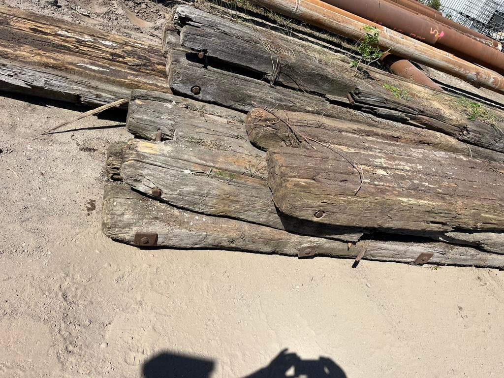 Houten schotten gratis, Doe-het-zelf en Verbouw, Hout en Planken, Ophalen of Verzenden, Zo goed als nieuw, 50 mm of meer, Pallet