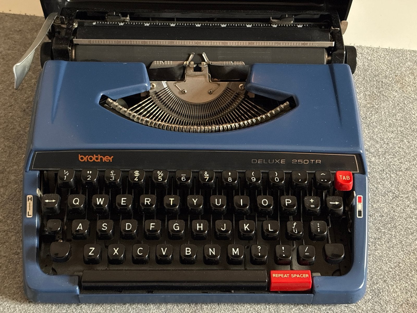 Typemachine Brother Deluxe 250TR, Diversen, Typemachines, Ophalen of Verzenden, Gebruikt