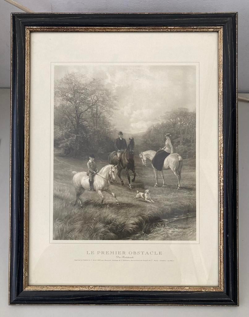 Print, fotogravure - 1892, Antiek en Kunst, Kunst | Etsen en Gravures, Ophalen of Verzenden, Landschap, Ingelijst, 1800 - 1899