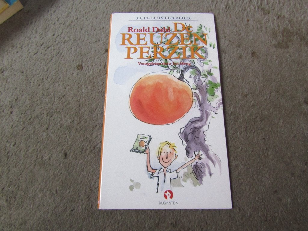Luisterboek: De reuzen perzik van Roald Dahl, Roald Dahl, Kind, Cd, Ophalen of Verzenden
