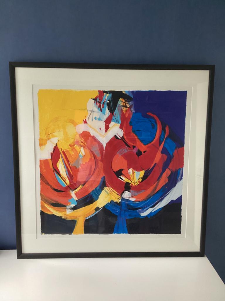 Zeefdruk van Frank Lejeune - Joinin’ Together, Antiek en Kunst, Ophalen
