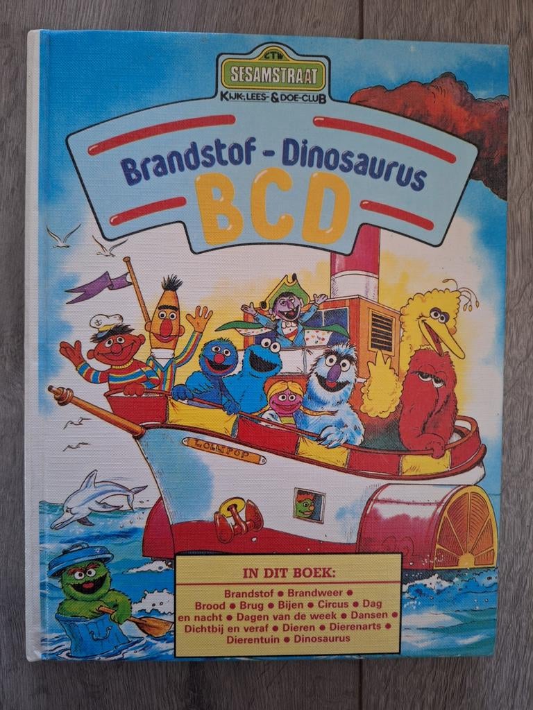 Sesamstraat BCD kijk, -lees en doe-club boek, Boeken, Kinderboeken | Jeugd | onder 10 jaar, Ophalen of Verzenden, Gelezen, Fictie algemeen