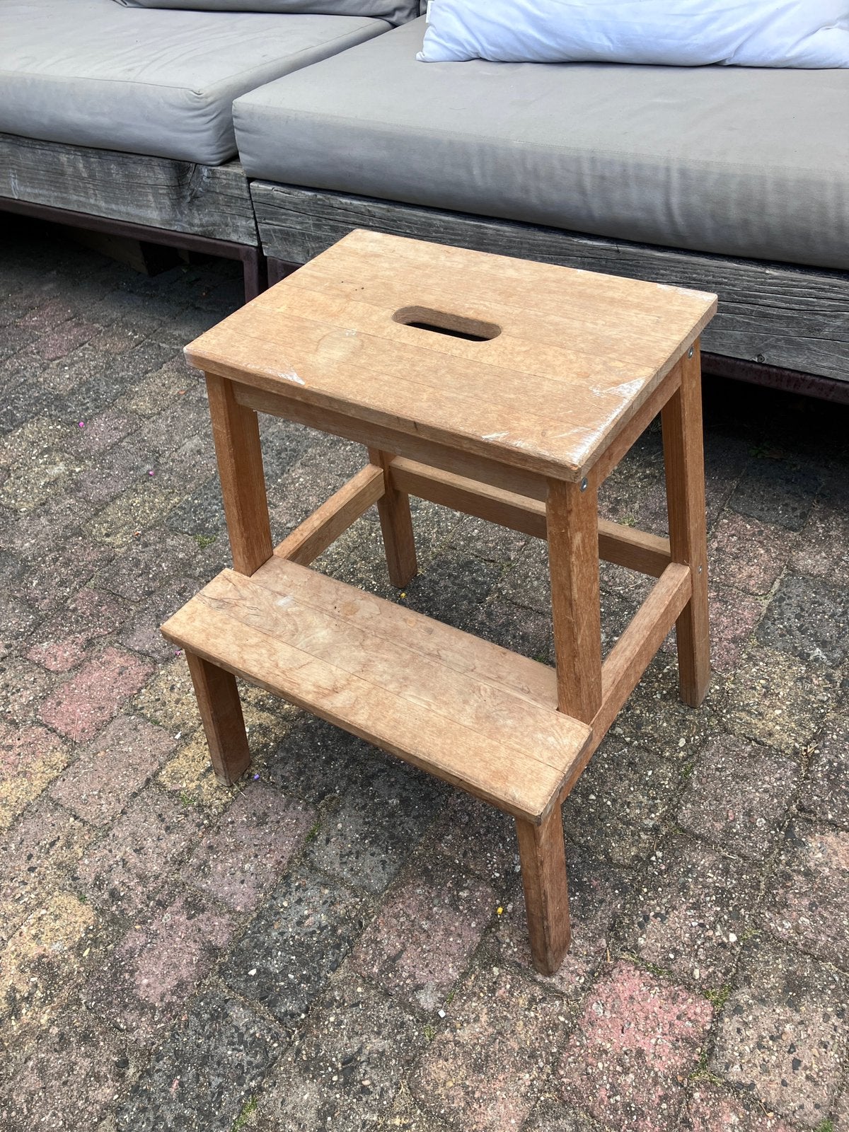 IKEA BEKVÄM opstapje/krukje, Huis en Inrichting, Krukjes, Ophalen, Gebruikt, Hout