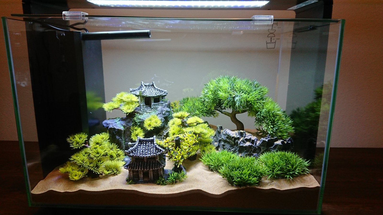 Mooi compleet aquarium 60L, Dieren en Toebehoren, Ophalen, Zo goed als nieuw, Leeg aquarium, Superfish