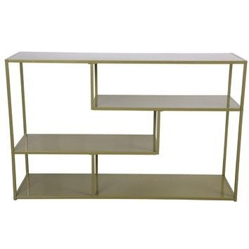 Prachtig gouden dressoir – Karwei – z.g.a.n., Ophalen, 100 tot 150 cm, Zo goed als nieuw, Metaal