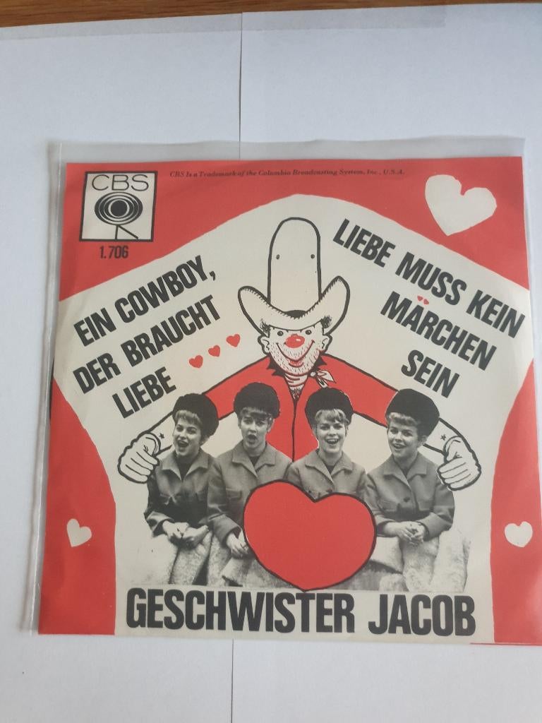 1280 geschwister jacob - ein cowboy der braucht liebe, Verzenden, Gebruikt, Pop