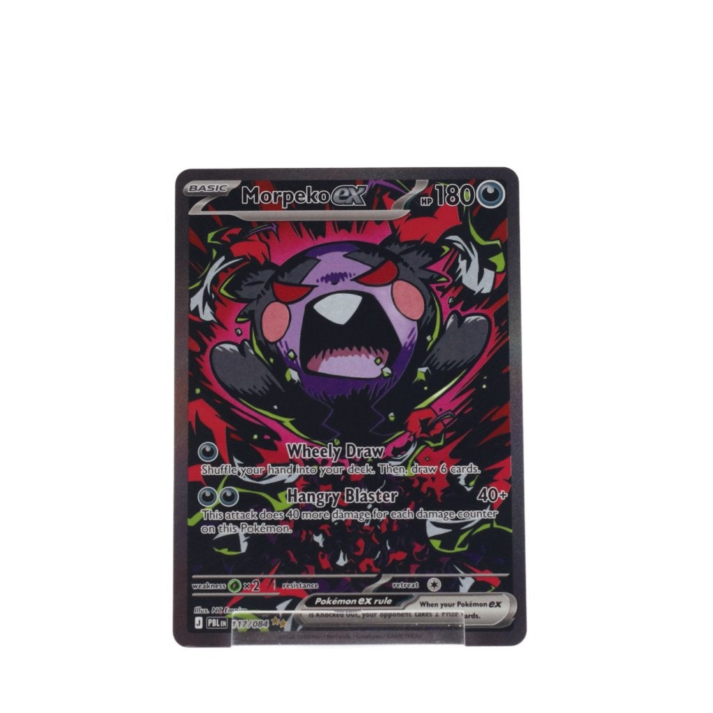 TCG Morpeko ex (PBL 117), Nintendo, Zo goed als nieuw, Support@nintendo.com, 11-1 Hokotate-cho, Kamitoba, Minami-ku
Kyoto 601-8501
Japan