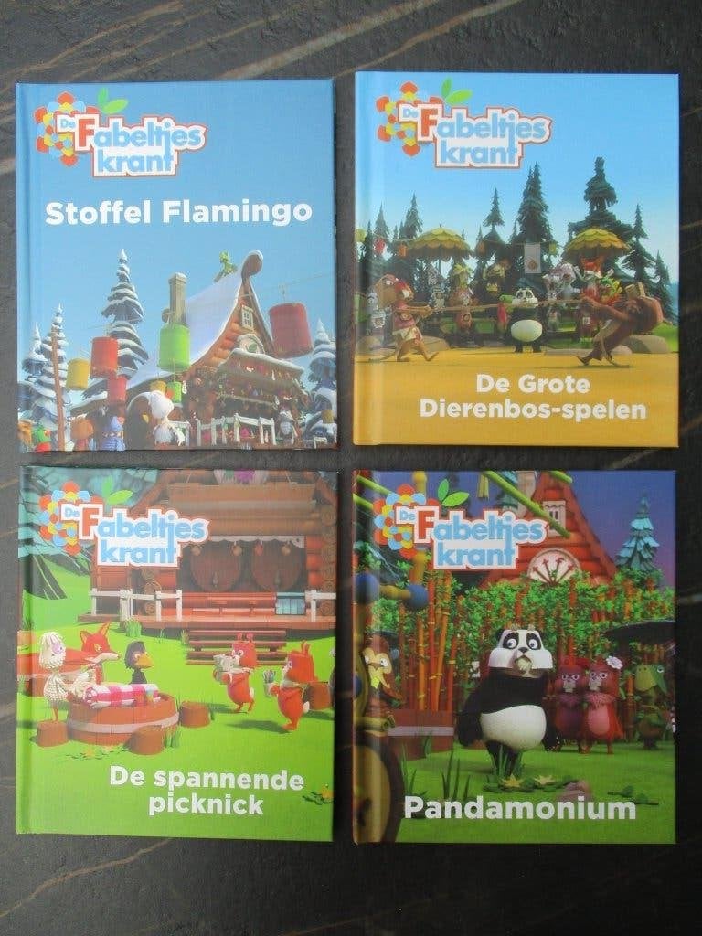 Set 4 boekjes De Fabeltjeskrant - hardcover boeken, Ophalen of Verzenden, Nieuw, Rubinstein, Fictie algemeen