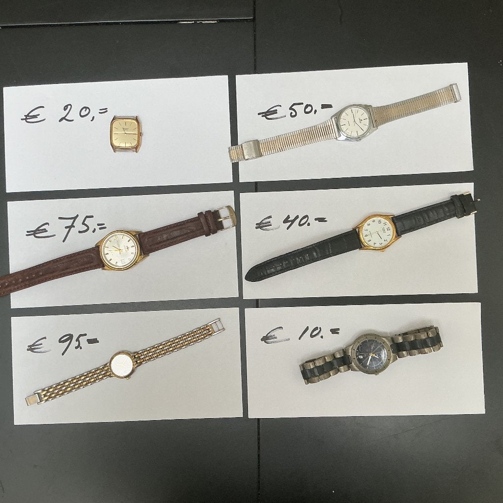 Horloges collectors, Overige merken, Overige materialen, Gebruikt, Polshorloge