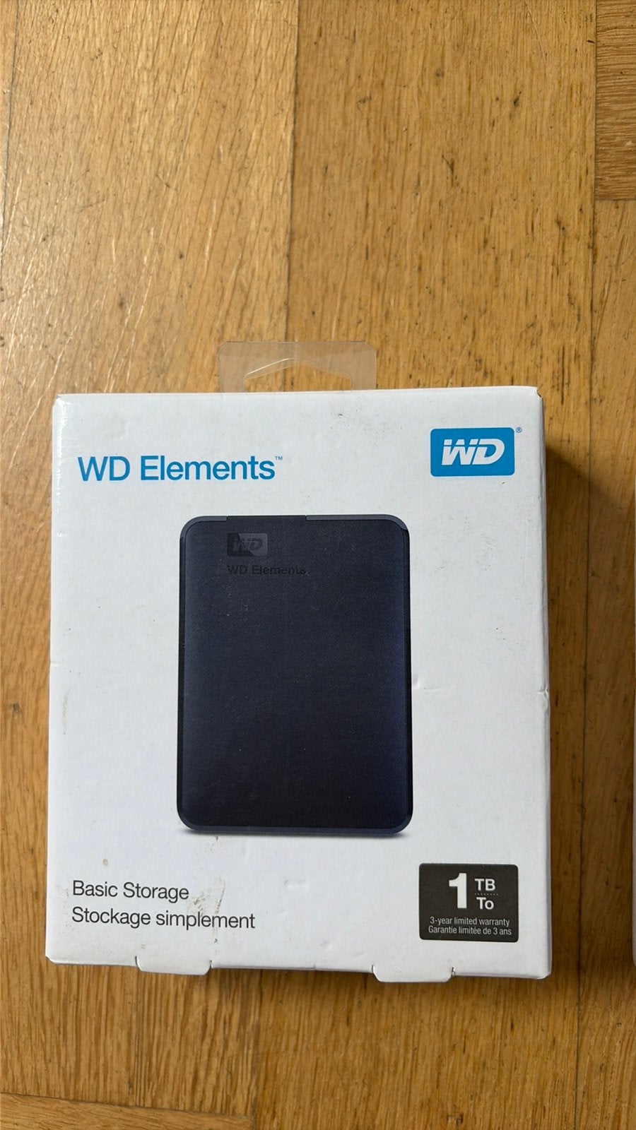 New WD Elements Portable 1TB, Ophalen of Verzenden, Zo goed als nieuw, Laptop, USB