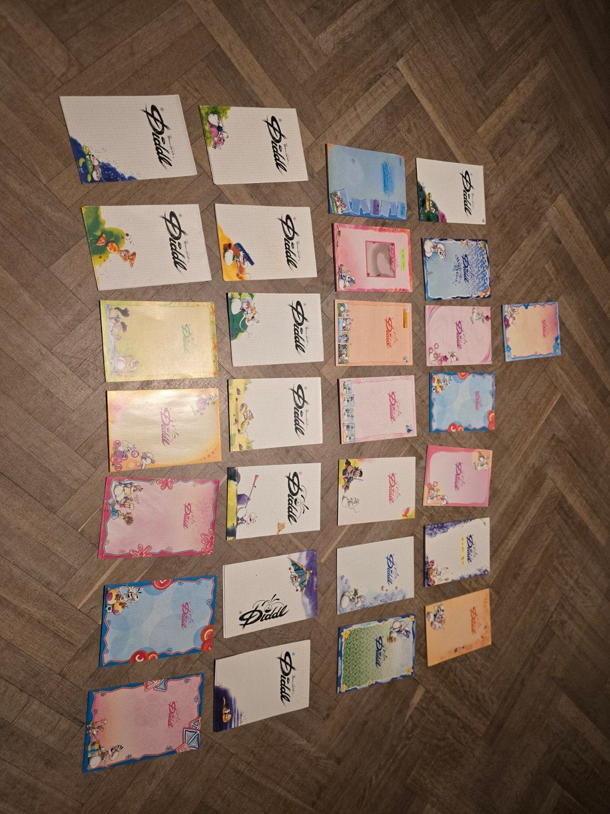 Grote verzameling Diddl briefpapier - diverse designs, Ophalen of Verzenden, Gebruikt