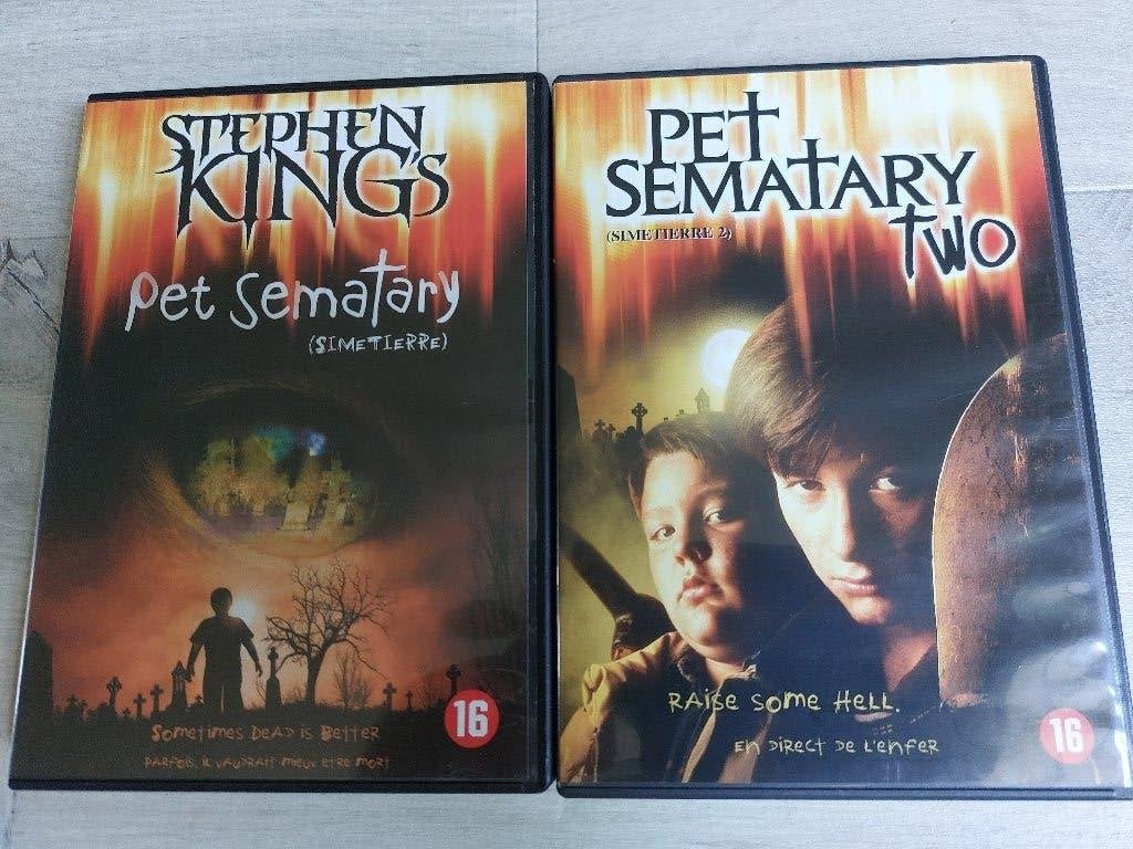 DVD Pet Sematary (1989)  Pet Sematary II (1992) Stephen King, Ophalen, Engels, Vanaf 16 jaar, Nederlands