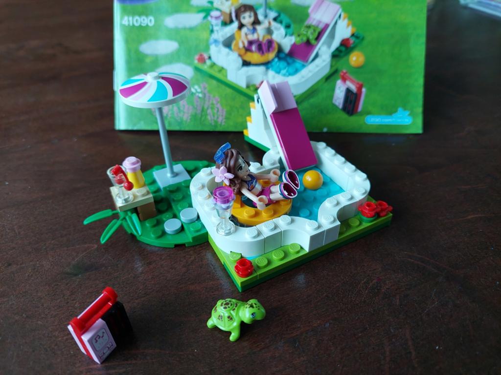 Lego Friends- zwembad, Lego, Friends, Ophalen of Verzenden, Complete set