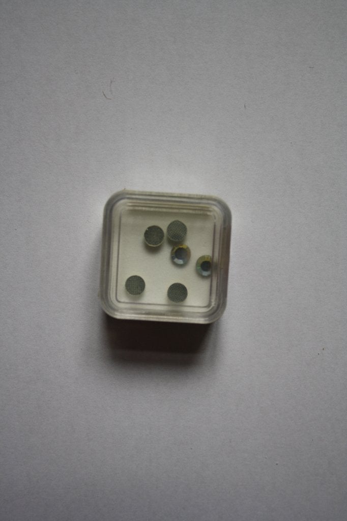 7 doosjes plakstrassteentjes rondkristal AB 4,7x4,8mm, Ophalen of Verzenden, Nieuw, Overige typen