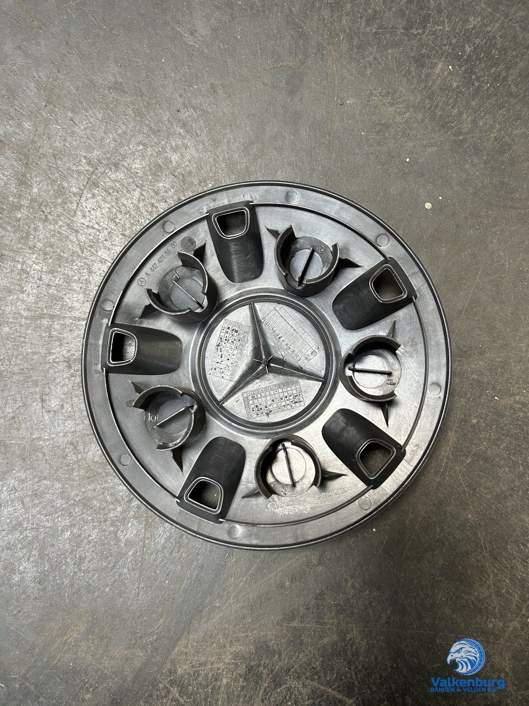 ORIGINELE Mercedes Vito Viano naafkap naafdop wieldop zwart, Auto diversen, Wieldoppen, Gebruikt, -, -, Ophalen of Verzenden