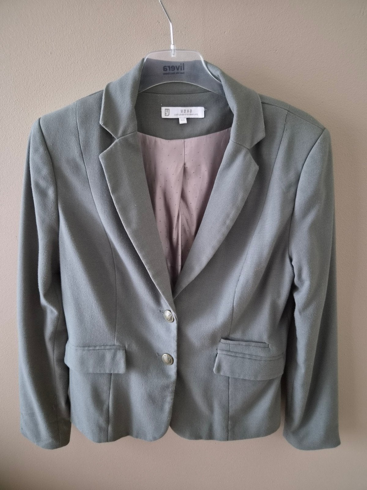 Yaya Jasje Maat 44 (L) - groen - Zo goed als nieuw, Info@yaya.nl, Van der Madeweg 13, 1114 AM Amsterdam-Duivendrecht, Maat 42/44 (L)