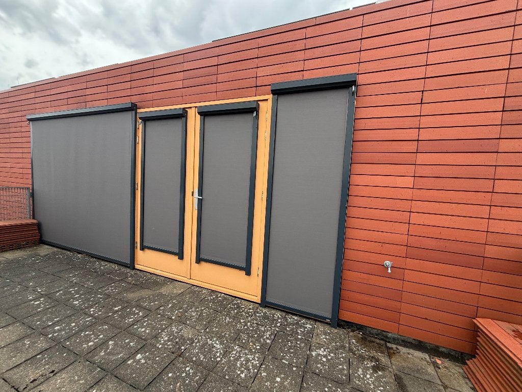 3 Sunmaster zonnescreens / zonneschermen, Tuin en Terras, Ophalen, Gebruikt, Minder dan 250 cm, 150 tot 300 cm