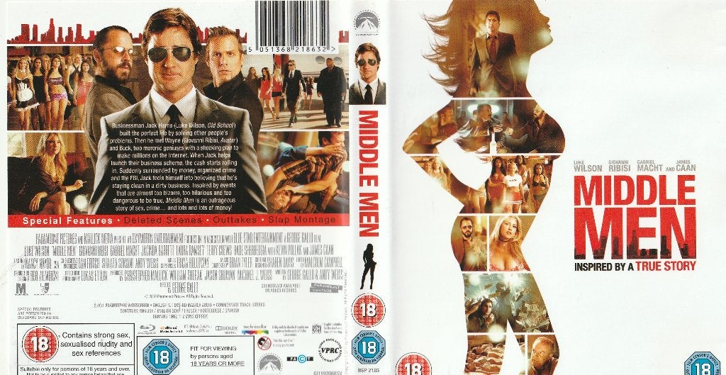 Middle men blu ray ( engels), Engels, Vanaf 16 jaar, Film, Actie