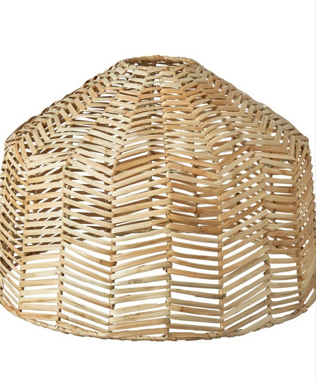 IKEA KAPPELAND lamp Als Nieuw met stalen bruine fitting, Gebruikt, Modern, Scandinavisch, Natuurlijk materiaal, E27 (groot)