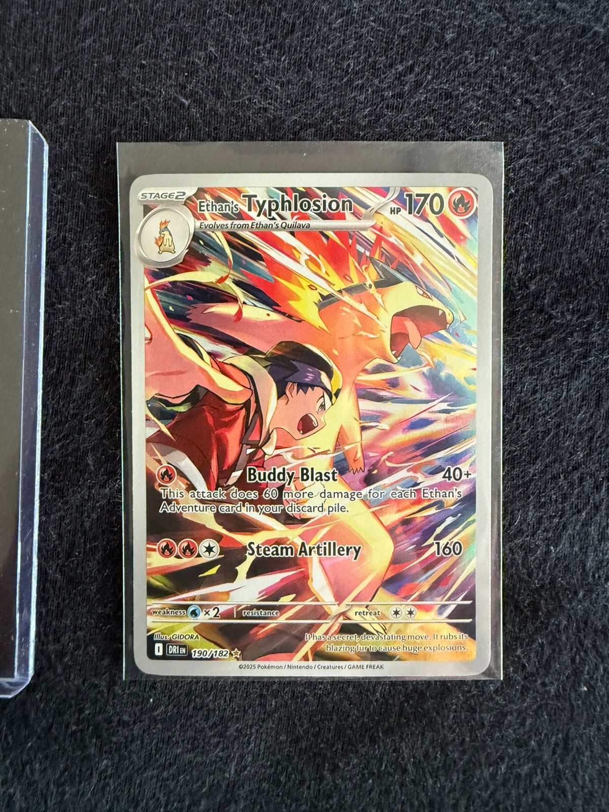 Typhlosion 190 pokemon kaart Psa 10 potentie, Ophalen of Verzenden, Zo goed als nieuw