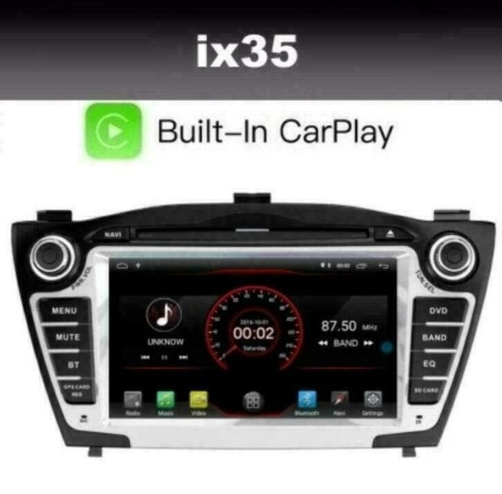 Hyundai ix35  navigatie android 11 wifi dab+ carplay 7inch, Ophalen of Verzenden, Nieuw