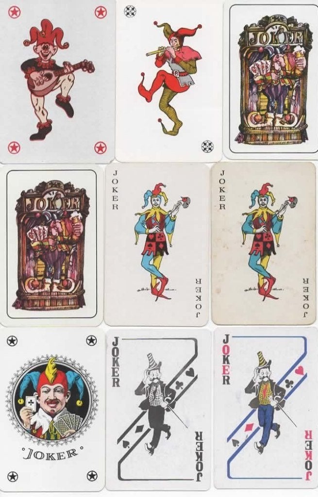 55 Verschillende jokers, Ophalen of Verzenden, Gebruikt, Joker(s)