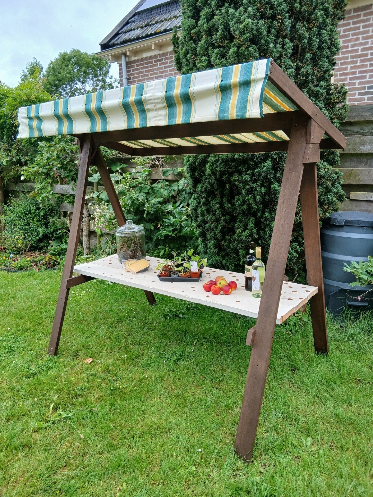 Ventkraam verkoopstalletje kraampje, Ophalen
