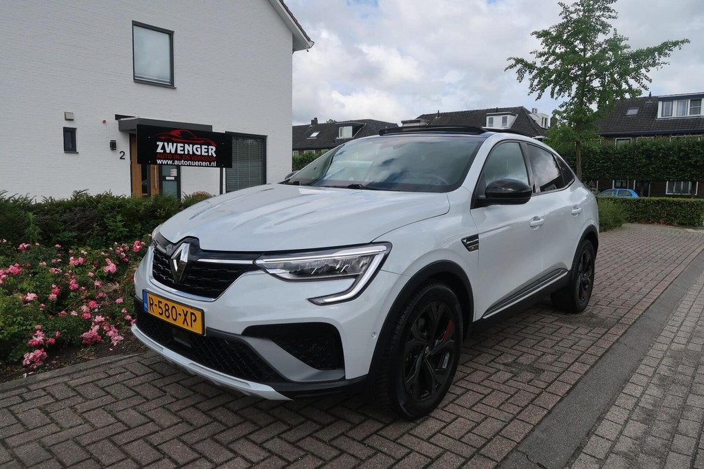 Renault Arkana 1.6 E-Tech Hybrid 145 R.S. Line PANORAMADAK|C, Auto's, Renault, Arkana, Gebruikt, Wit, Origineel Nederlands
