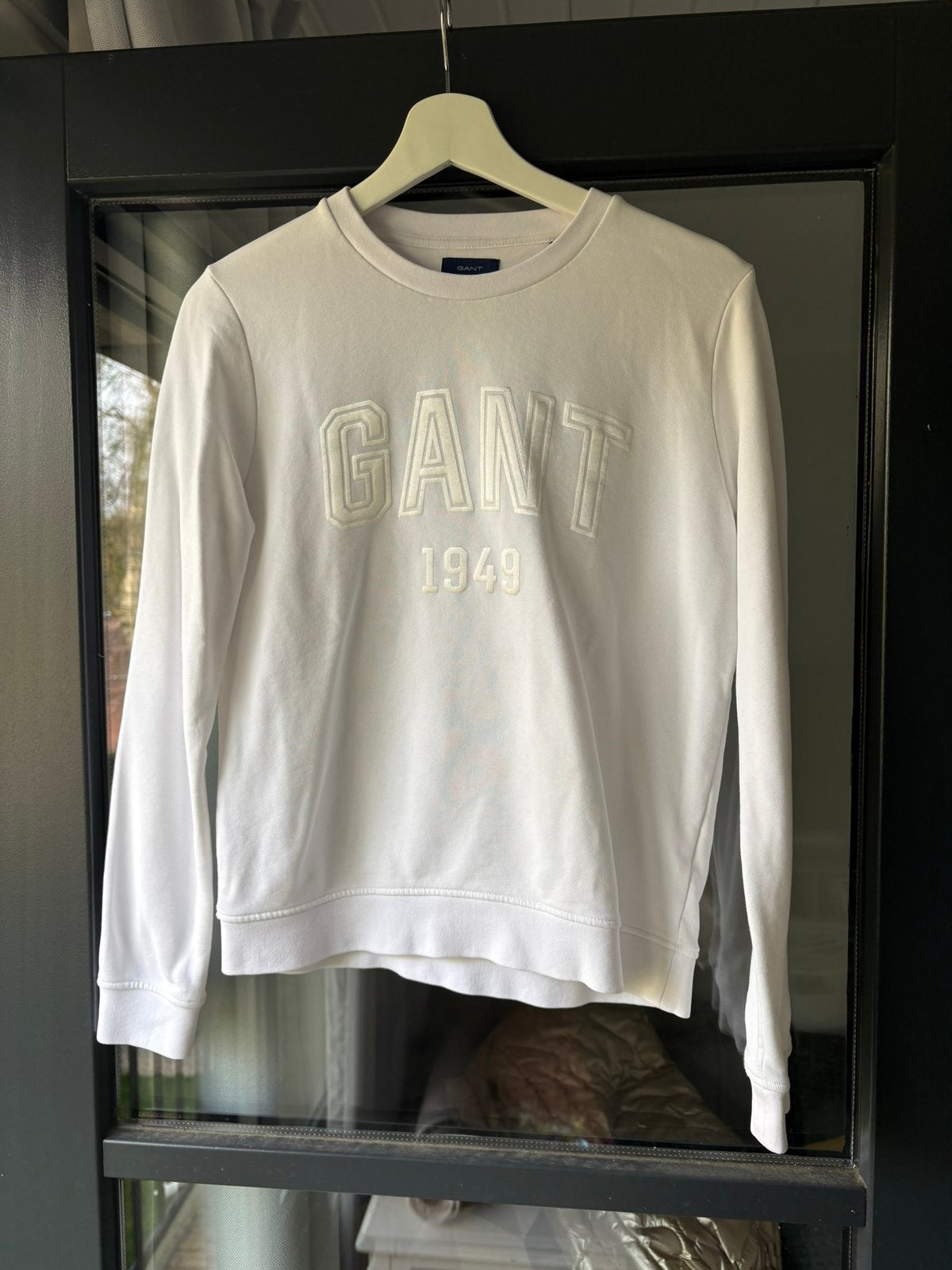 ZGAN witte sweater van Gant maat S, Kleding | Dames, Truien en Vesten, Ophalen of Verzenden, Zo goed als nieuw, Wit
