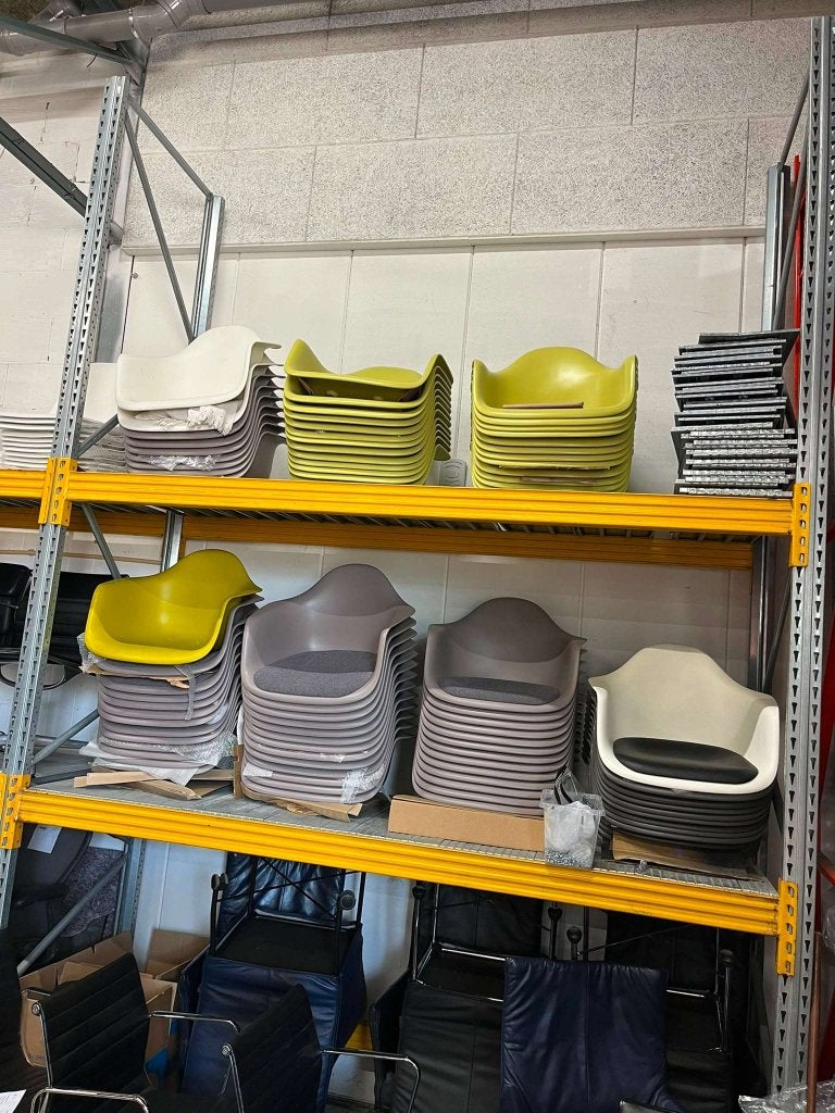 65 meter Gele Magazijn Legbordstellingen 400cm Hoog, Ophalen, Niet ingevuld, Niet ingevuld, Niet ingevuld