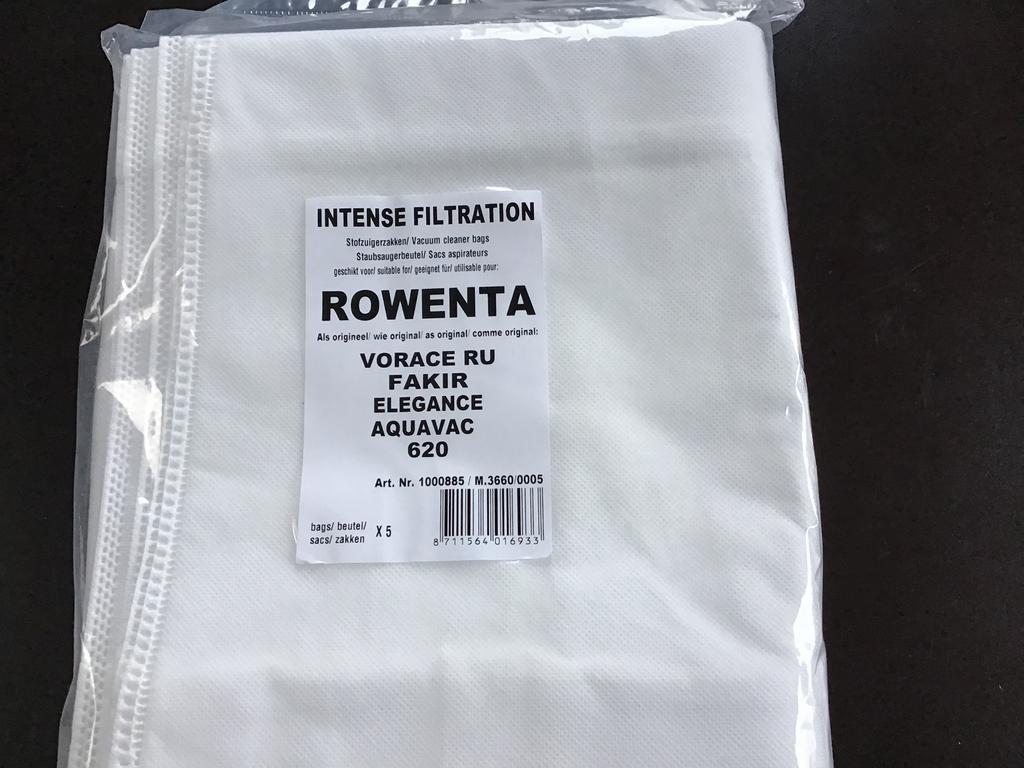 Rowenta stofzuigerzakken nieuw 5 stuks, Verzenden, Nieuw, Stofzak, 1600 tot 2000 watt