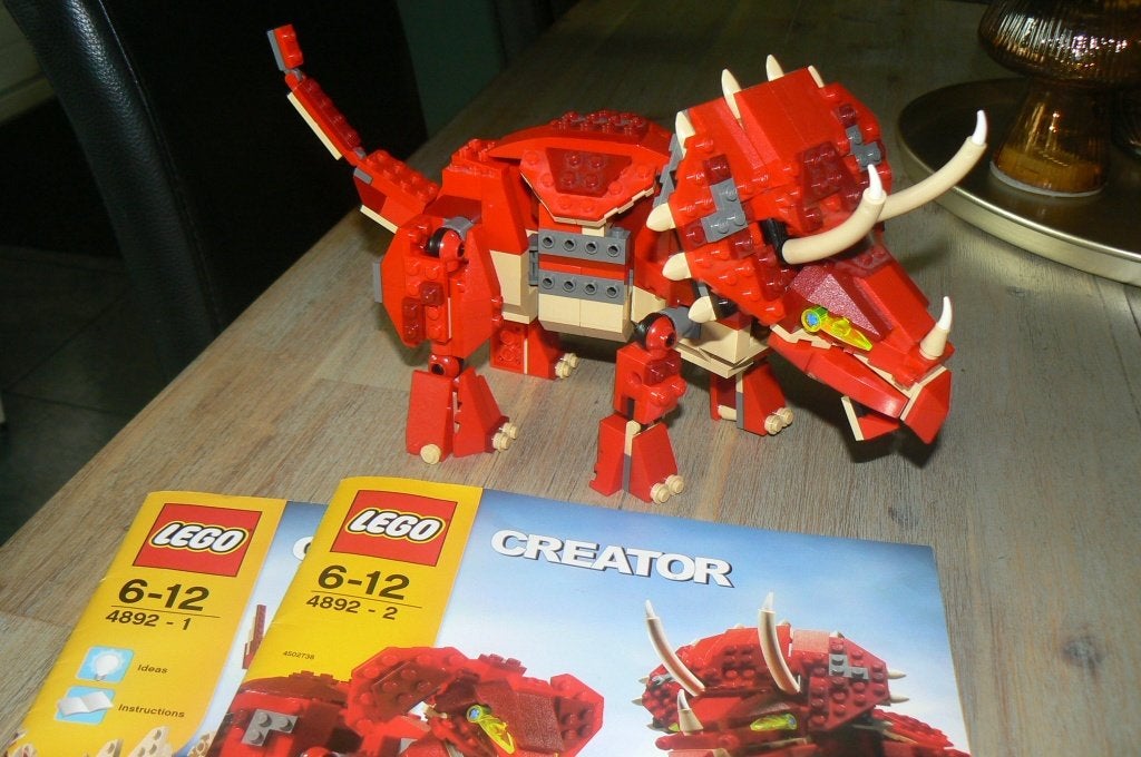 Te koop: Lego Creator Prehistoric Power 4892 met boekjes, Gebruikt, Lego, Inclusief instructies, Ophalen of Verzenden