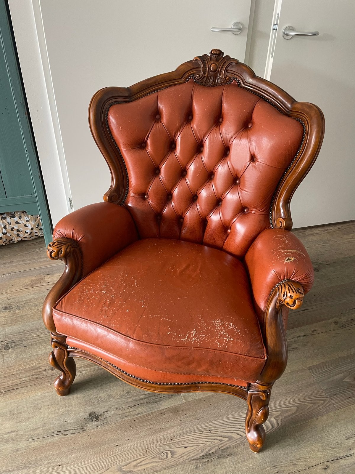 Vintage fauteuil: opknapper, Ophalen
