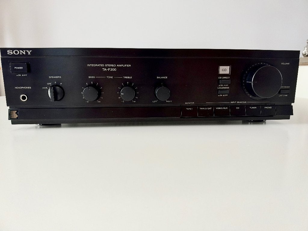 Sony versterker TA-F200 + tuner + equalizer, Ophalen, Zo goed als nieuw, Sony, Minder dan 60 watt